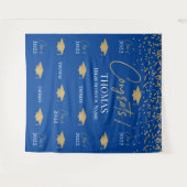 Tenture Tapiz Step and repeat Graduation Backdrop banner (Devant (Horizontal))