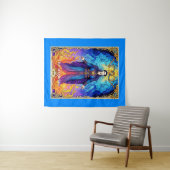 Tenture Tarot Card The Magician (En situation (horizontale))