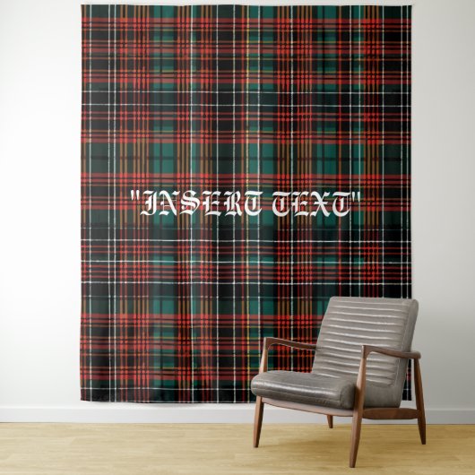 Tenture Tartan (En situation)