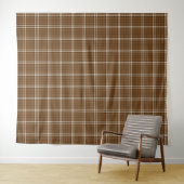 Tenture Tartan Brown (En situation (horizontale))