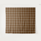 Tenture Tartan Brown (Devant (Horizontal))