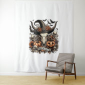 Tenture Taureau Halloween Vache (En situation)