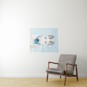 Tenture Taureau Terrier - Cute Original Chien Art (En situation (horizontale))