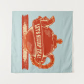 Tenture Teapot Drôle Thé à Boire (Devant (Horizontal))