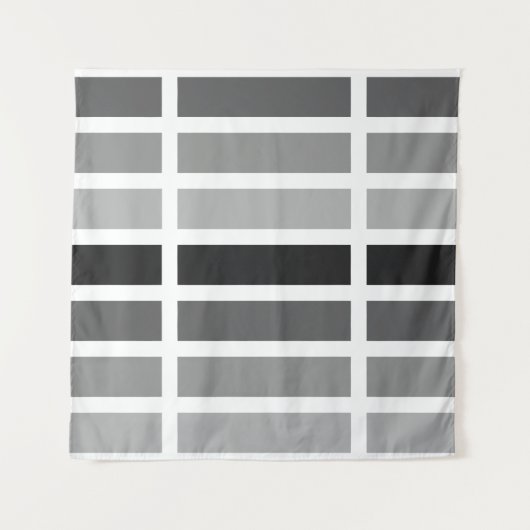 Tenture Teintes gris argenté (Devant (Horizontal))