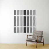 Tenture Teintes gris argenté (En situation)