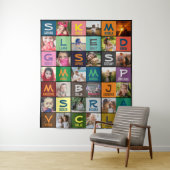 Tenture Télécharger la photo et le nom (En situation)