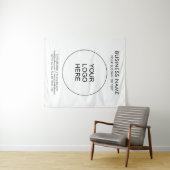 Tenture Télécharger le texte du logo de l'entreprise - Arr (En situation (horizontale))