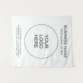 Tenture Télécharger le texte du logo de l'entreprise - Arr (Devant (Horizontal))