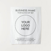 Tenture Télécharger le texte du logo de l'entreprise - Arr (Devant)