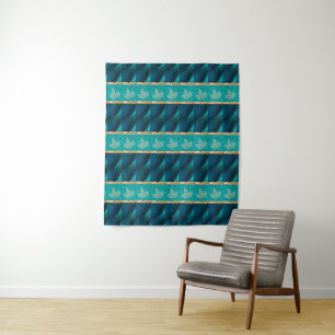 Tenture Télégant Tendance Turquoise