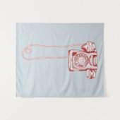 Tenture téléphone à cadran rotatif des années 80 (Devant (Horizontal))