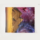 Tenture tempête cosmique au-dessus de l'égypte (Devant (Horizontal))