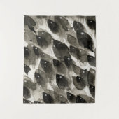 Tenture Tempête de poissons (Devant)