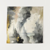 Tenture Tempête d'or (Devant (Horizontal))