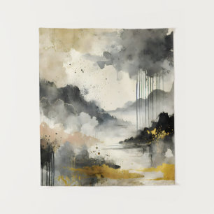 Tenture Tempête d'or