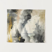 Tenture Tempête d'or (Devant (Horizontal))