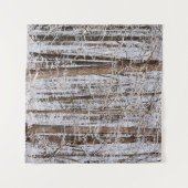 Tenture Tempête glaciaire d'hiver dans la forêt (Devant (Horizontal))