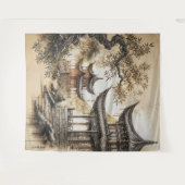 Tenture Temple bouddhiste (Devant (Horizontal))