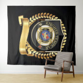 Tenture Templier des Chevaliers (En situation (horizontale))