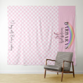 Tenture Tendance Retro Plaid En vichy Checkerboard Girly P (En situation (horizontale))