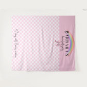 Tenture Tendance Retro Plaid En vichy Checkerboard Girly P (Devant (Horizontal))