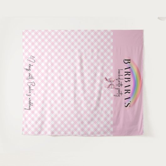 Tenture Tendance Retro Plaid En vichy Checkerboard Girly P (Devant (Horizontal))