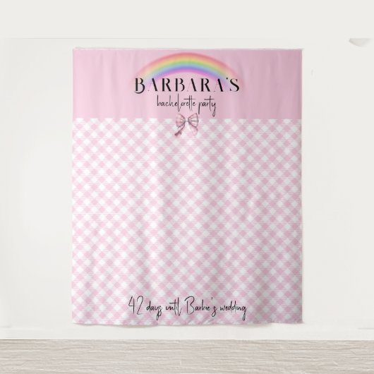 Tenture Tendance Retro Plaid En vichy Checkerboard Girly P (Devant)