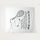 Tenture Tennis (Devant (Horizontal))