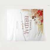 Tenture Terracotta Boho Fête des mariées fond de la photo  (Devant (Horizontal))