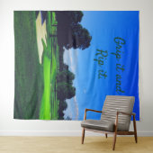 Tenture Terrain de golf Saisis-le et Arrache-le (En situation (horizontale))