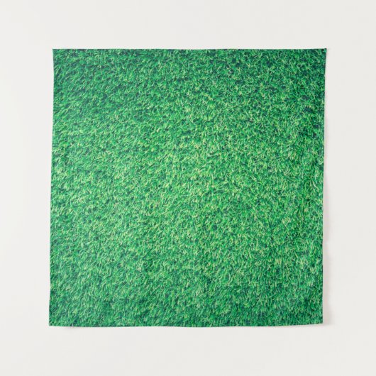 Tenture Terrain gazon vert texture (Devant)