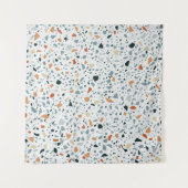 Tenture Terrazzo sol marbre sans soudure patter artisanal (Devant (Horizontal))