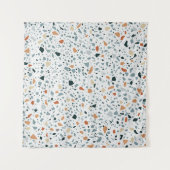 Tenture Terrazzo sol marbre sans soudure patter artisanal (Devant)