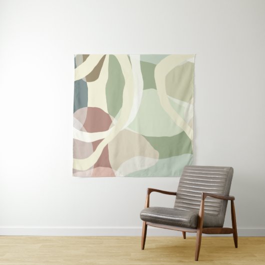 Tenture Terre Abstraite (En situation)