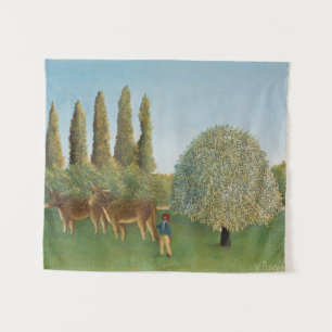 Tenture Terre de prairie (Le Pâturage), Henri Rousseau, 19