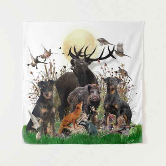 Tenture Terrier de chasse allemand (Jagdterrier) (Devant)