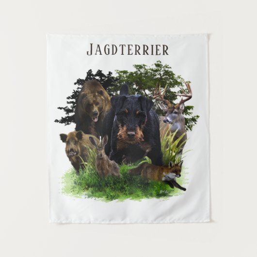 Tenture Terrier de chasse allemand (Jagdterrier) (Devant)