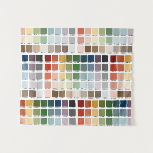 Tenture Test de couleur (Devant (Horizontal))