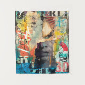 Tenture Tête de collage (Devant)