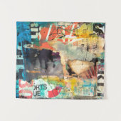 Tenture Tête de collage (Devant (Horizontal))