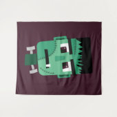 Tenture Tête de monstre de Frankenstein (Devant (Horizontal))