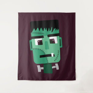Tenture Tête de monstre de Frankenstein
