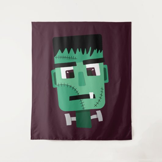 Tenture Tête de monstre de Frankenstein (Devant)