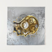 Tenture Tête de vapeur avec manomètre (Devant (Horizontal))