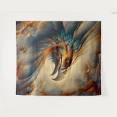 Tenture Tête d'oiseau disparue 1 - Aquarelle (Devant (Horizontal))