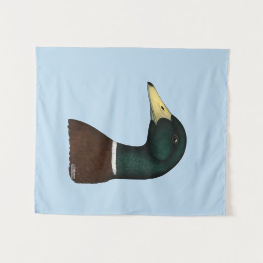 Tenture Tête Mallard Drake (Devant (Horizontal))