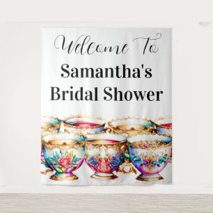 Tenture Teups fleurs florales thé été printemps chic