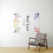Tenture texte d'amour véritable et œuvre d'art murale de c (En situation (horizontale))
