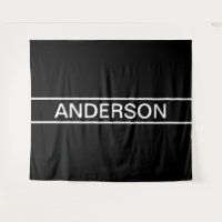 Texte personnalisable | Bold Modern Black & White